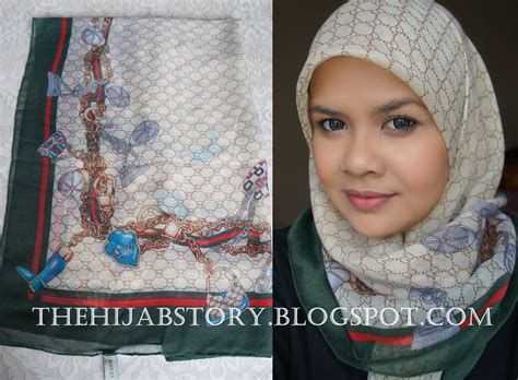 gucci hijab tutorial|gucci neck scarf.